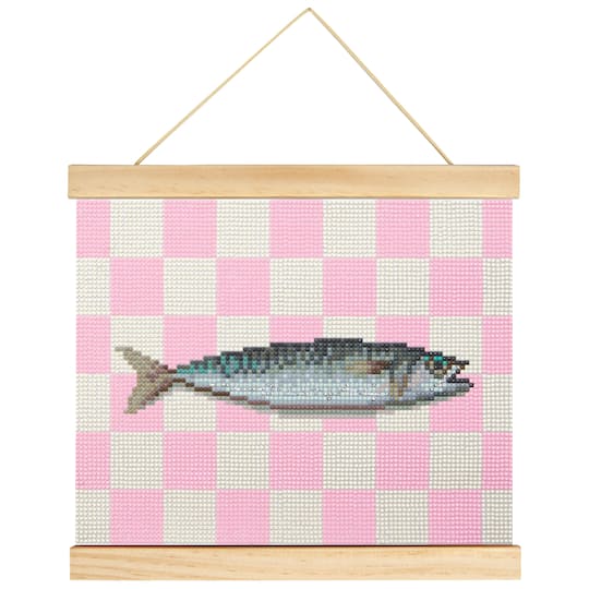 8.5" x 11" Sardine Diamond Art Kit with Wooden Frame by Make Market®